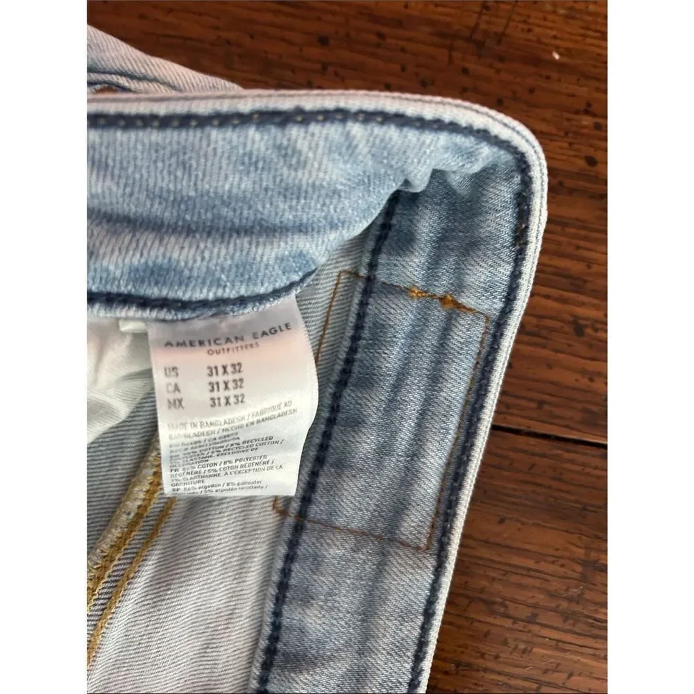 American Eagle Airflex Light Blue Men's Slim Jeans Sz 31